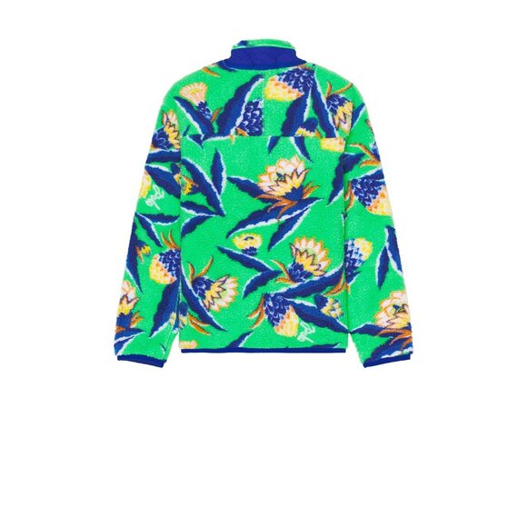 Polo Ralph Lauren Hi Pile Zip Sweater in Bonheur Floral & Jadite - Picture 3 of 5